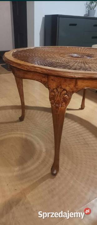 Stolik dębowy PIĘKNY Stronno sprzedam