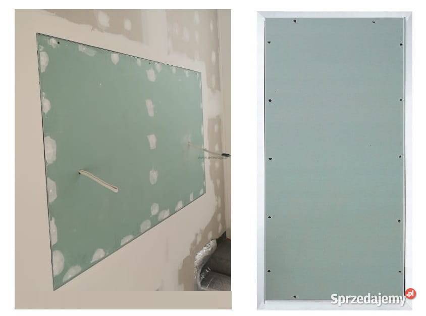 Klapa rewizyjna z wyciąganą płytą GK 60x80