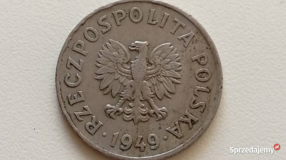 Moneta 50 gr 1949 r Mosina