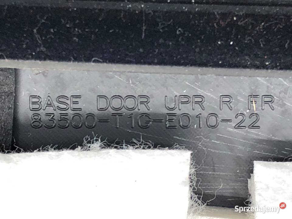 BOCZEK DRZWI PRAWY PRZÓD HONDA CRV IV SUV