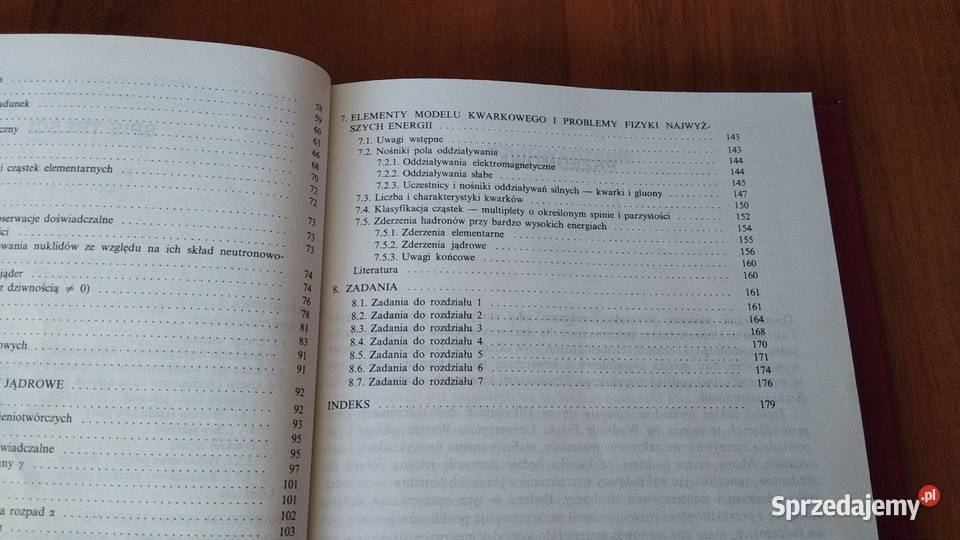 Wstęp do fizyki jądra atomowego i cząstek ISBN 8301117559 Gdańsk