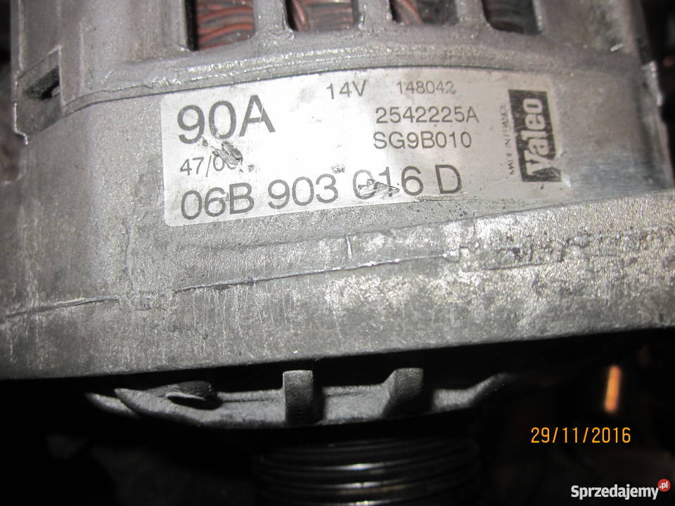 Alternator Valeo 90A używany Układ elektryczny
