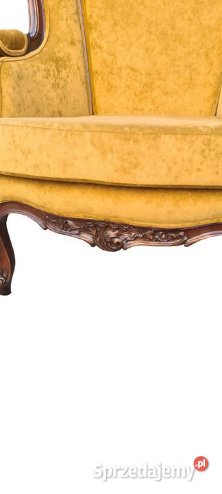 NIESAMOWITY FOTEL USZAK FRANCUSKI Antyki, Sztuka, Kolekcje Szczecin