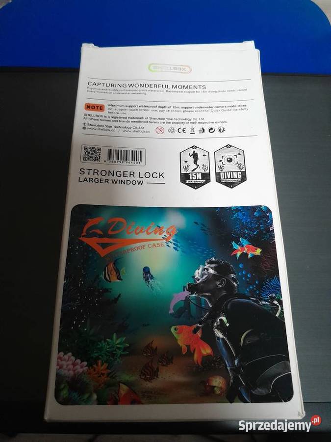 Wodoszczelne etui do nurkowania Shellbox 3rd Wieliczka
