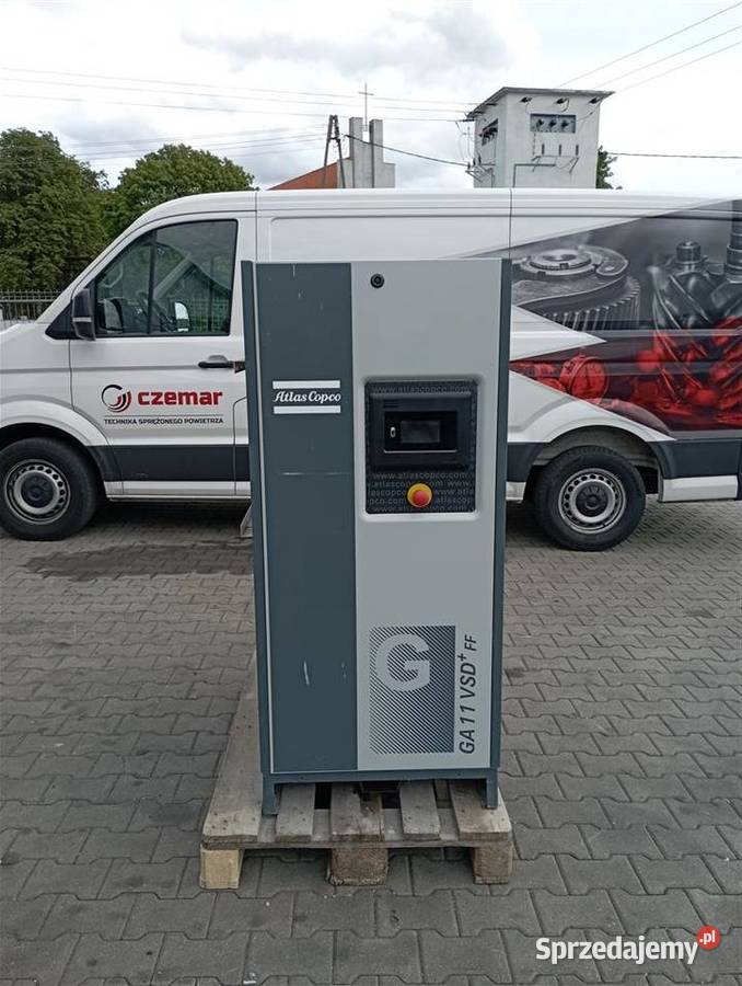 Sprężarka śrubowakompresor Atlas Copco GA11VSDFF Wilków