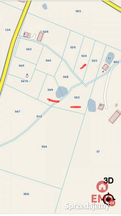 sprzedaży gruntu 4800m2 Olszanka Nieruchomości