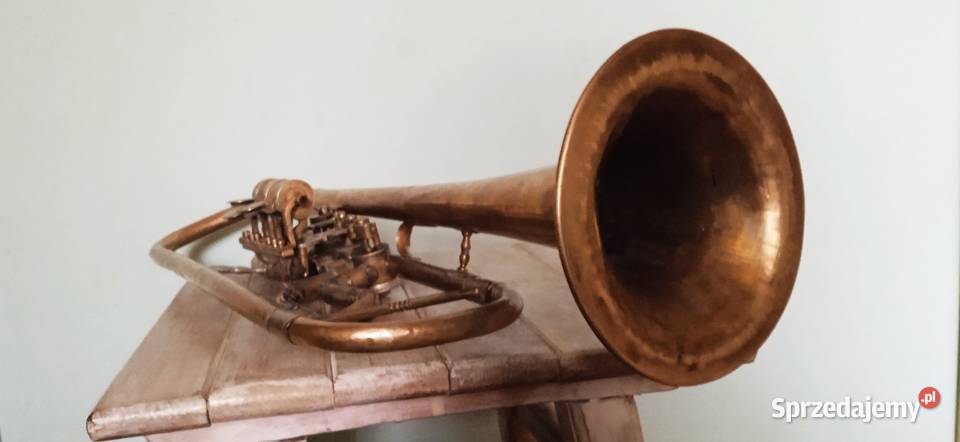 Stara mosiężna trąbka Kraków