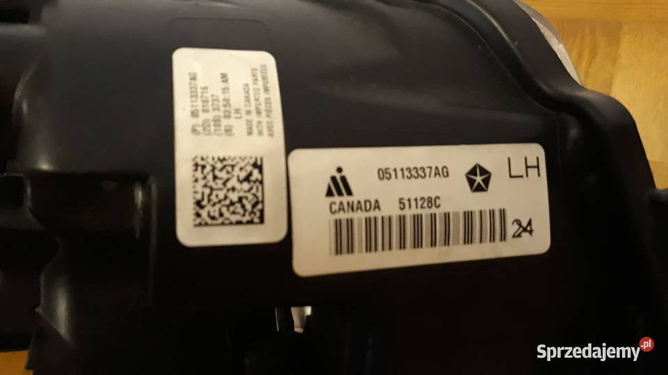 lampa lewa Chrysler Dodge Lancia stan mazowieckie Warszawa
