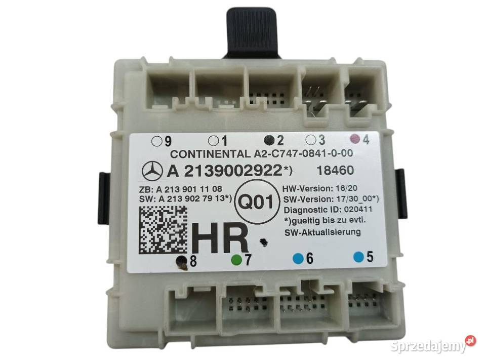 MODUŁ DRZWI PRAWY TYŁ A2139002922 MercedesBenz