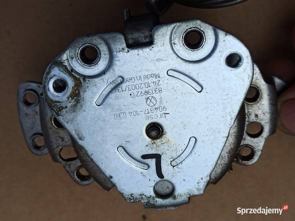 Mechanizm regulacji wysokości fotela lewy VW Fotele i kanapy dolnośląskie Bolesławiec