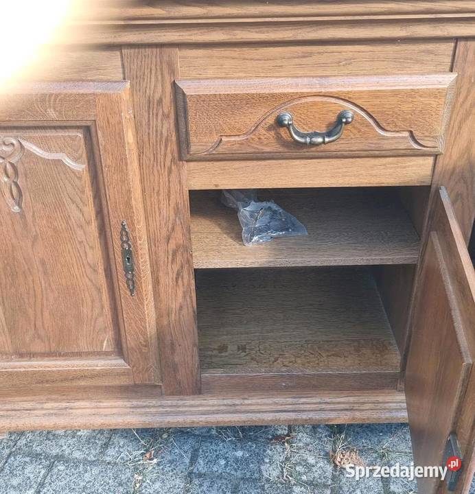 Duża komoda dębowa komoda pod telewizor dąb Sypniewo sprzedam