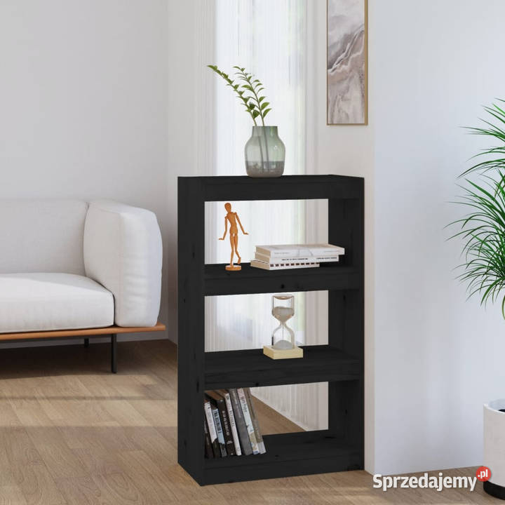 Regał na książkiprzegroda czarny 60x30x1035 Warszawa