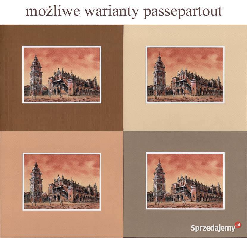 Grafika Kraków Sukiennice mazowieckie Warszawa
