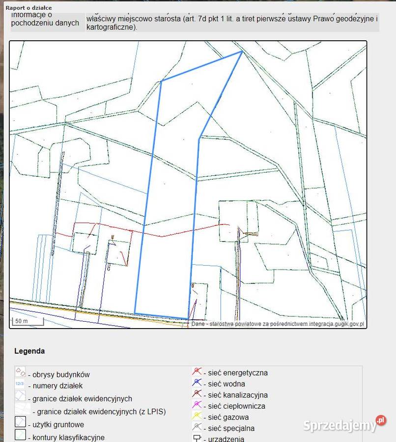Działka budowlana 1167 m2 Tupadły gmina Wielgie Pozostałe
