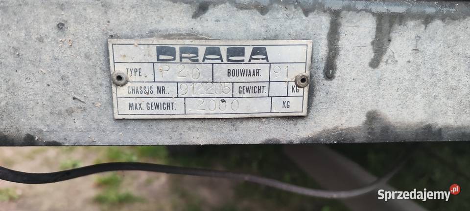 Przyczepka samochodowa 2 Zapolice