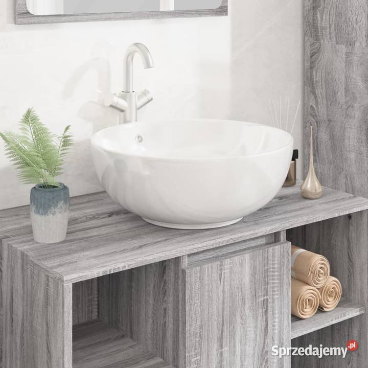Umywalka biała 44x17 ceramiczna okrągła153342 Warszawa