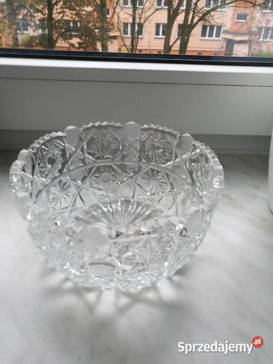 Kryształowa miseczka prl Choszczno