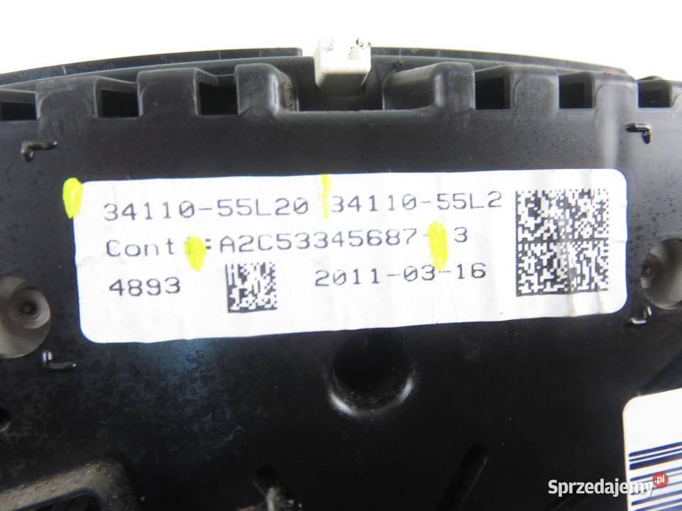 LICZNIK SUZUKI SX4 16 VVT 3411055L20 A2C53345687 osobowe