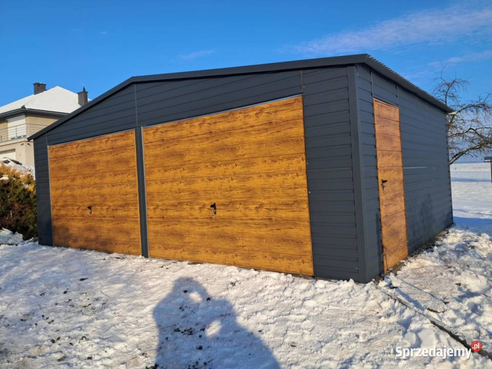 Garaż blaszany 7x6 Wzmocniony Profilami lubelskie Lublin