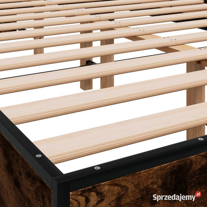 Rama łóżka przydymiony dąb 120x200 WM845864 Warszawa sprzedam