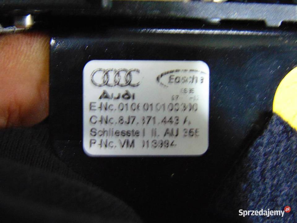 ZAMEK DACHU LEWY AUDI TT 8J CABRIO 8J7871443A osobowe