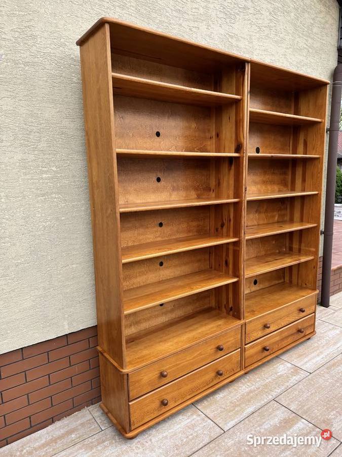 Regał na książki biblioteczka szafa sosnowa Garwolin
