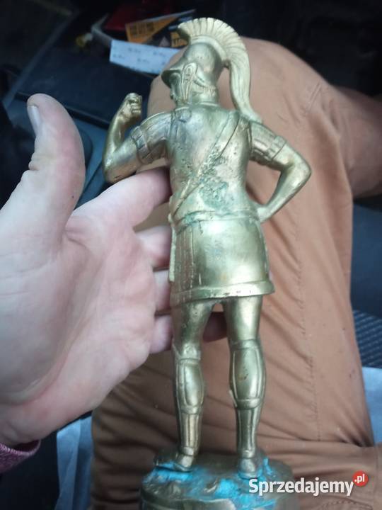 Olimpijczyk rzymianin figurka mosiężna kujawsko-pomorskie Bydgoszcz