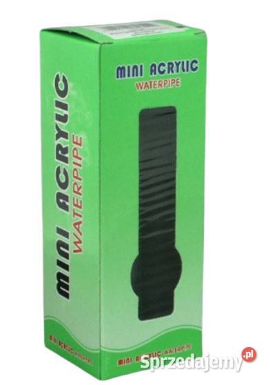 Mini Akrylowa Fajka Wodna Pomarańczowa Z Motywem śląskie Ostrowy nad Okszą