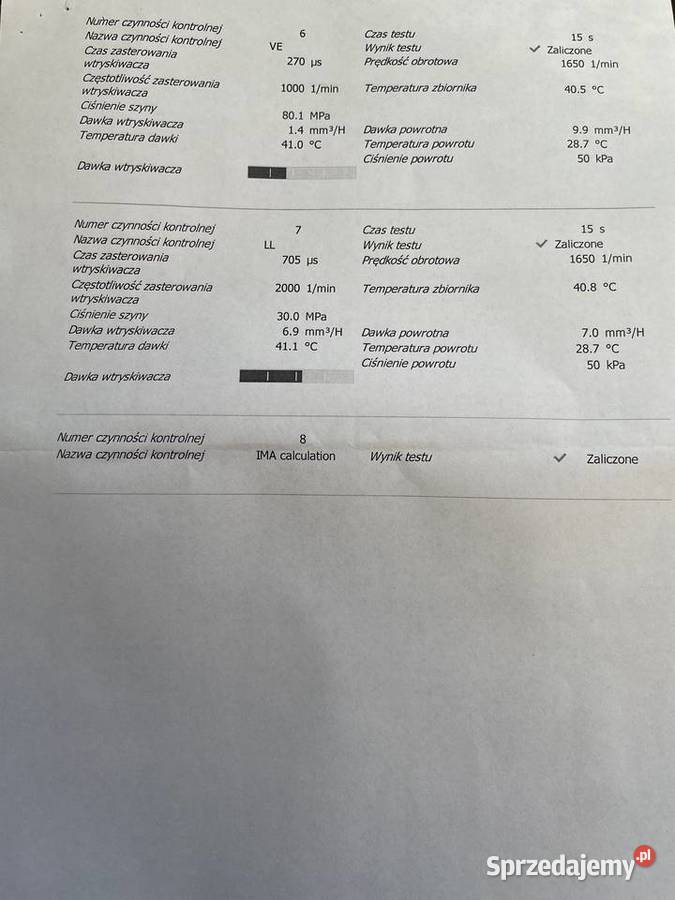 wtryskiwacz bosch 0 445 110 299 Układ paliwowy