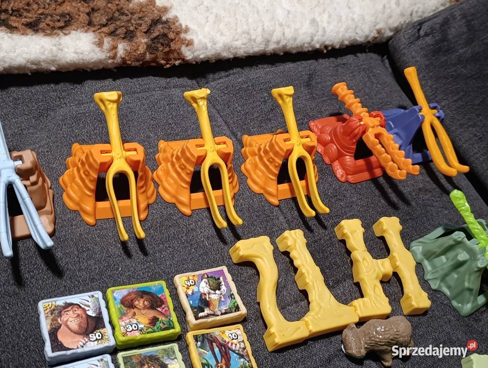 Kolekcja zabawek McDonalds 5x CROODS Tower Poznań