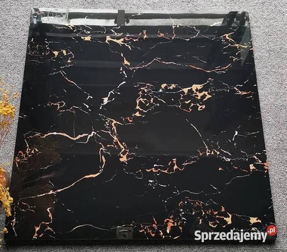 Gres polerowany marmuropodobny 60x60 ŻYŁKA ZŁOTO Łask