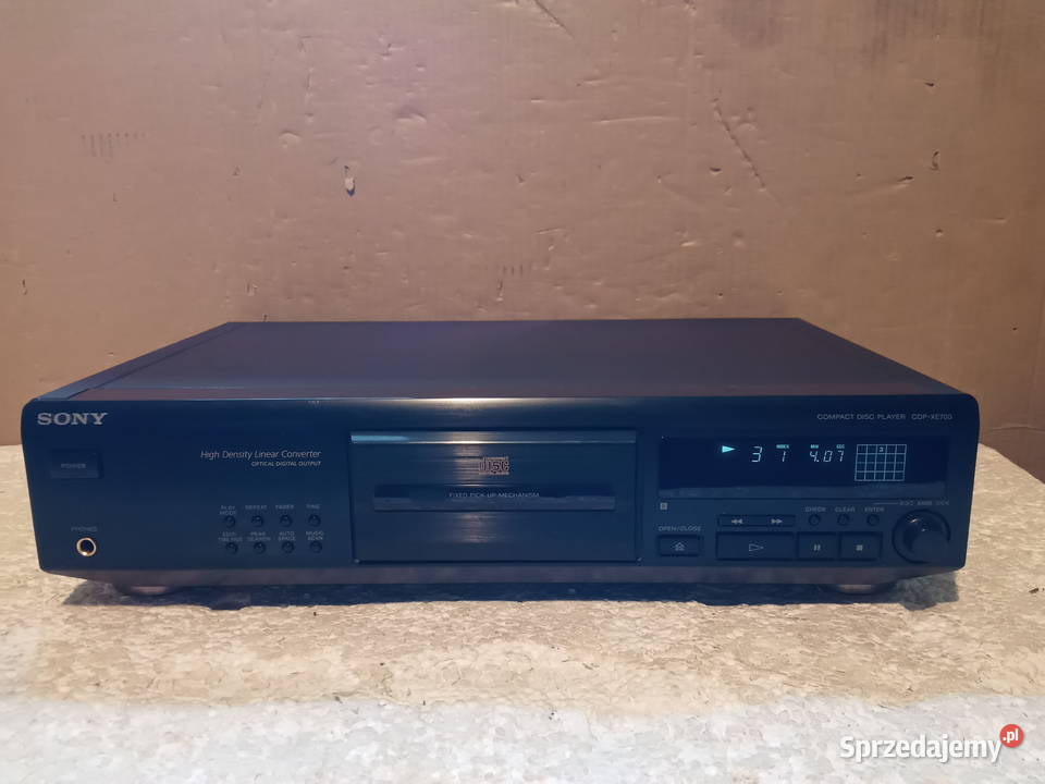 SONY CDPXE700 z pilotem Odtwarzacze CD i MD