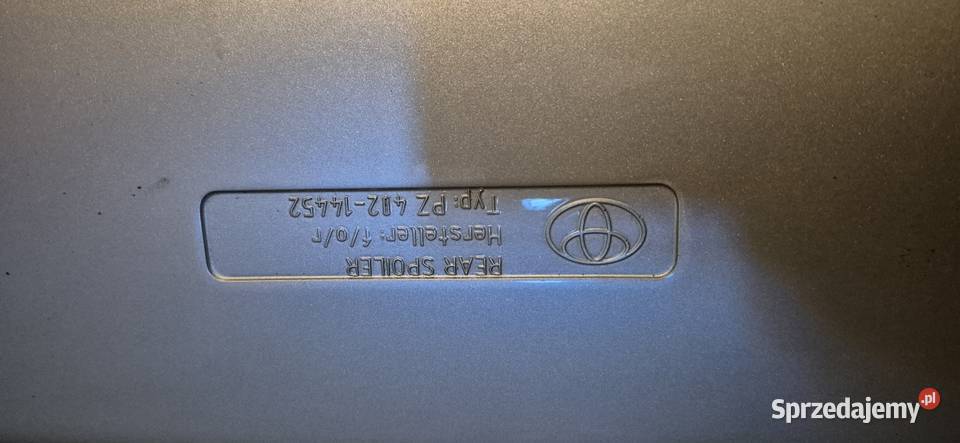 Lotka Spoiler tylnej klapy Toyota Celica MK7 Części samochodowe Słupsk
