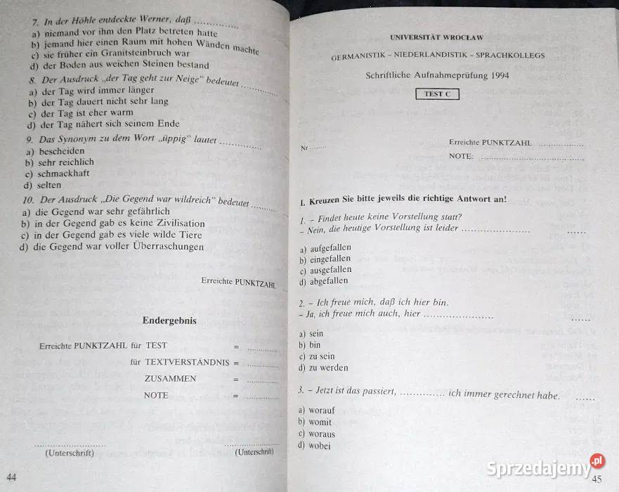 Deutsch und deutschland fr kenner E Tomiczek S Pozostałe Chełm