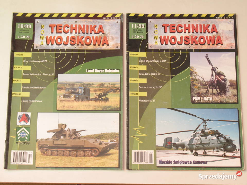 Technika Wojskowa 1 i 312 rocznik 1999 Wojsko i militaria Kraków