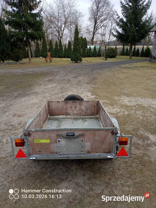 Sprzedam Przyczepkę Dmc 650 Burtowe i plandeki wielkopolskie Włodzimierz sprzedam