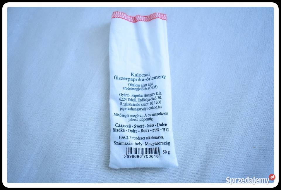 Hungary Węgry woreczek papryczce dekoracyjny mazowieckie Płock