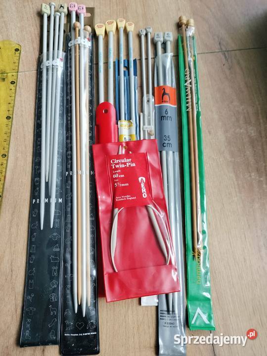 Aluminiowe i bambusowe druty do dziergania zachodniopomorskie Choszczno