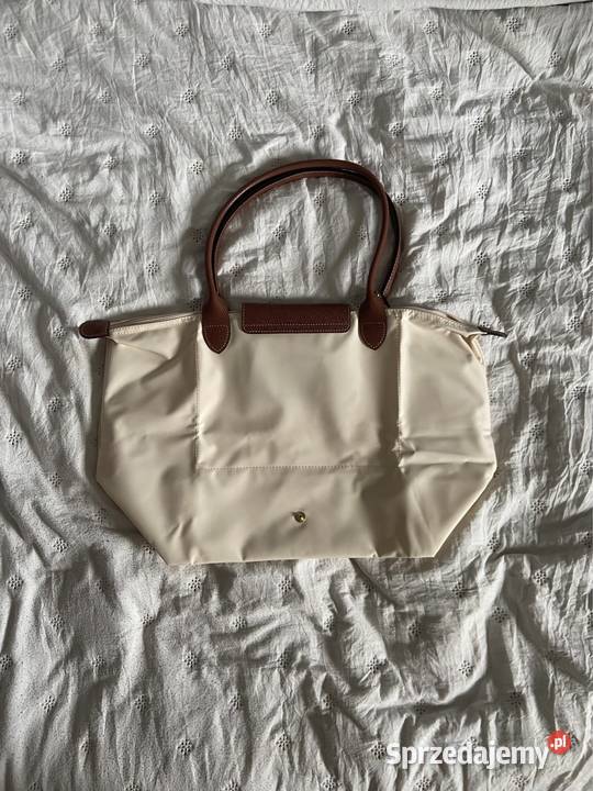 Torba longchamp biała L mazowieckie Warszawa sprzedam