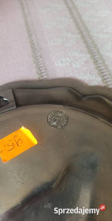 Talerz z cyny z jeleniem Syg Kassack Germany Do Gdańsk