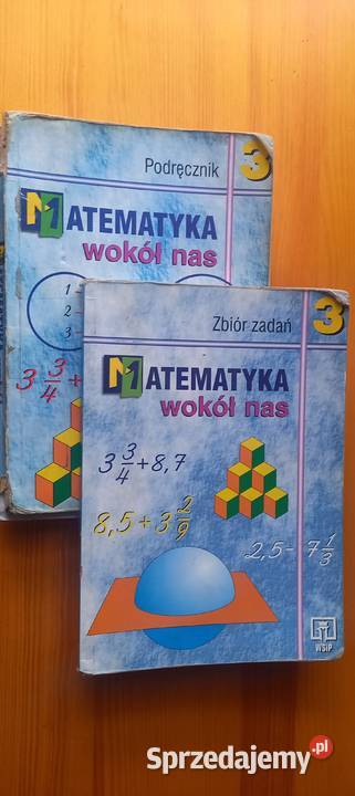 Matematyka kl 3 podręcznik i zbiór zadań Małkinia Górna sprzedam