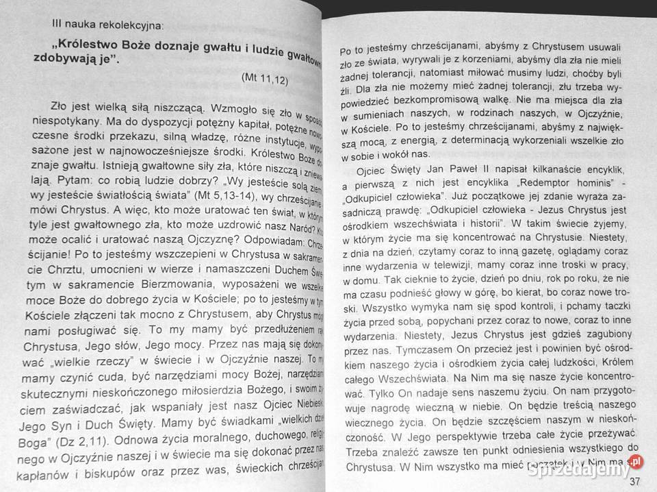 Rekolekcje ludzi pracy bp Edward Frankowski