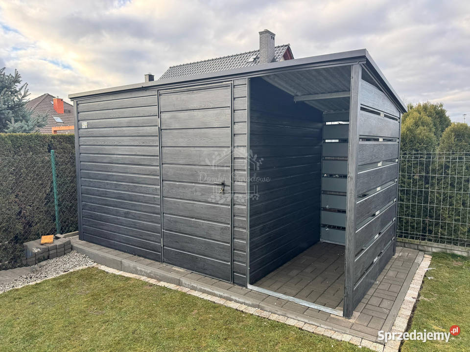 Schowek domek ogrodowy 3x2m wiata 1m sosna mazowieckie Siedlce