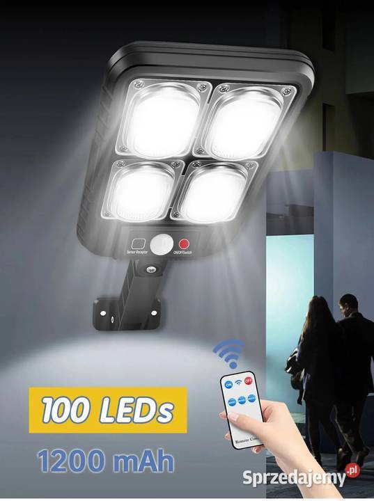Solarna lampa zewnętrzna z czujnikiem ruchu lubelskie Lublin sprzedam