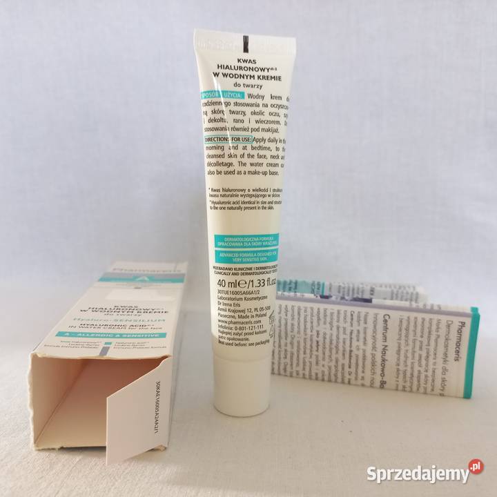 Kwas hialuronowy w wodnym kremie TWARZ podlaskie Białystok