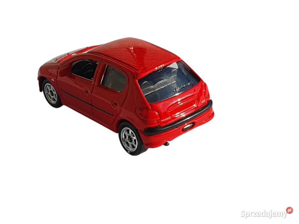 Zabawka model samochodu metalowy Peugeot 206 3 lata+ śląskie Cieszyn