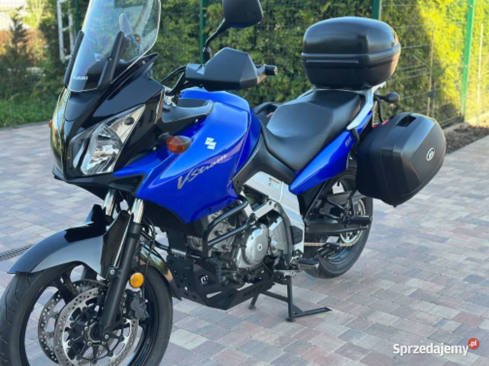 Suzuki Dl650 Vstrom doinwestowany z dużą liczbą Sząbruk