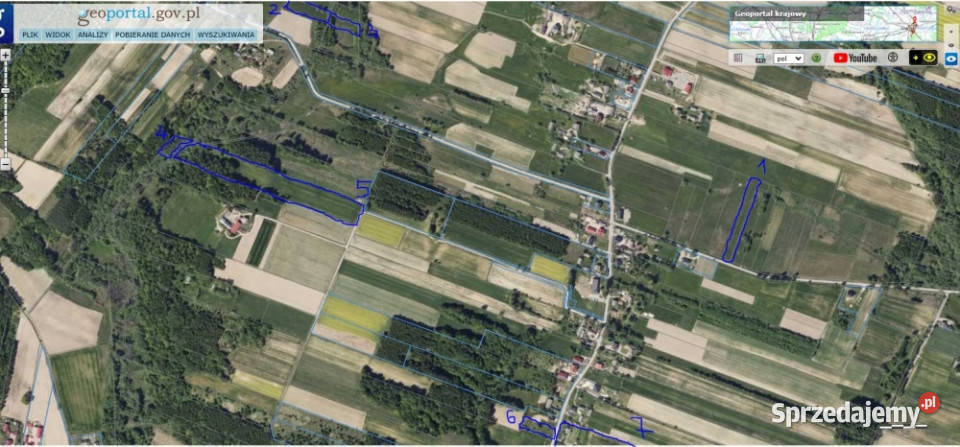 DZIAŁKI NA SPRZEDAŻ 11zł/m2 świętokrzyskie Czyżów