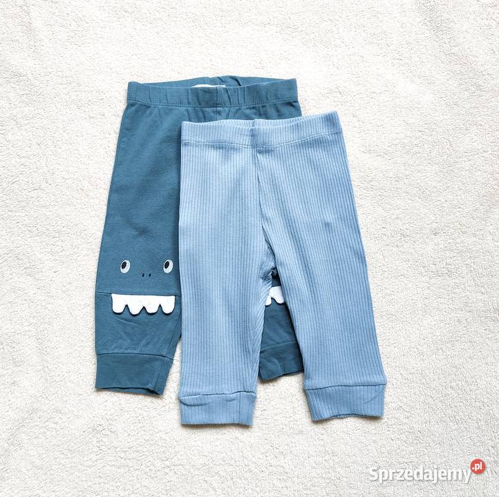 Legginsy niemowlęce Sinsay 74 dwupak potworki
