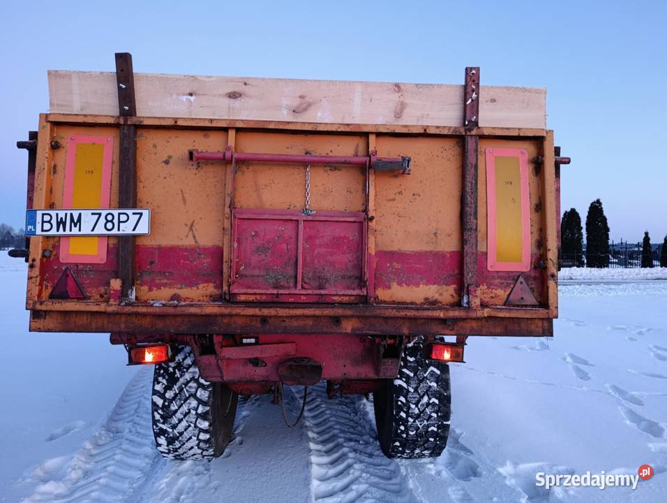 Sprzedam przyczepę skorupowa 10 t zarejestrowana lubelskie Kożuszki